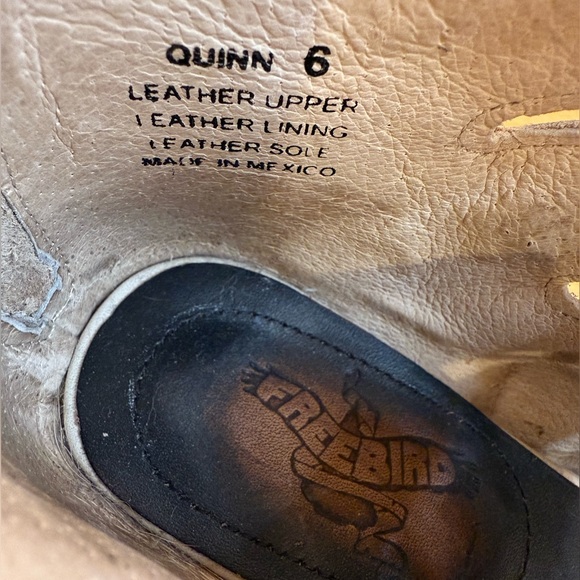 Freebird Quinn Open Toe Strappy Buckles Cream Sandal Booties Size 6 - Picture 10 of 10